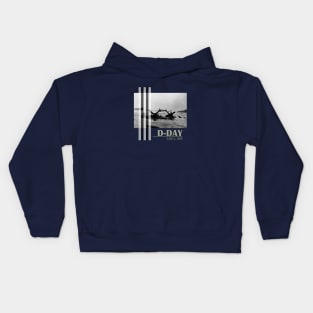 D Day 06 Jun 1944 WW2 Normandy Landings Kids Hoodie